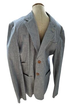 Paul Smith chambray light cotton Spring Summer sports Coat blazer M